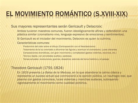 Neoclasicismo Romanticismo Y Realismo Ppt