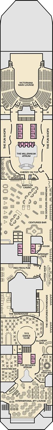 Carnival Freedom Deck Plan And Cabin Plan