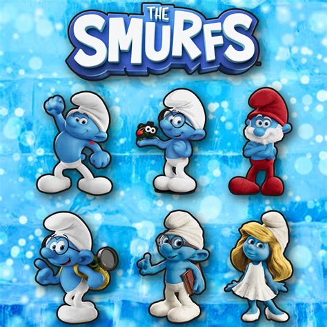 Buy The Smurfs Svg Bundle The Smurfs Svg Files For Cricut Digital