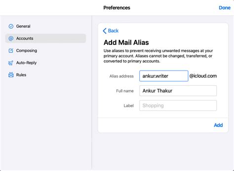 How To Create An Alias For Your Icloud Email Address