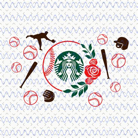 Starbucks Baseball Svg Starbucks Cups Svg Baseball Svg St Inspire