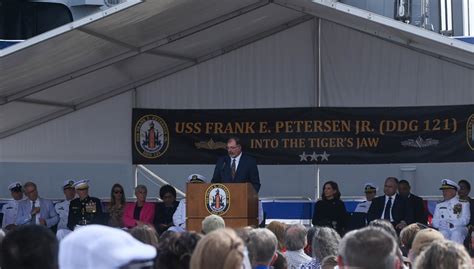 Dvids Images Uss Frank E Petersen Jr Commissions Image Of