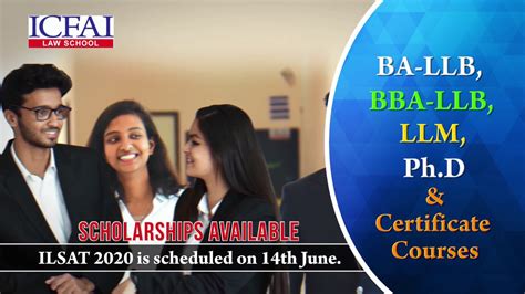 Icfai Law School Offers Ba Llb Bba Llb Llm Ph D Certificate