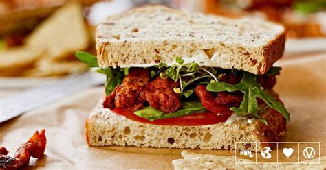 protein packed vegan blt  perfect  lunch