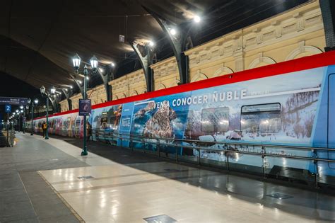 Por primera vez en la historia tren Santiago Chillán viste sus vagones