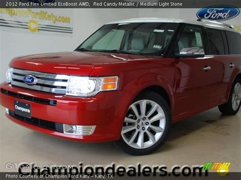 Red Candy Metallic 2012 Ford Flex Limited Ecoboost Awd Medium Light