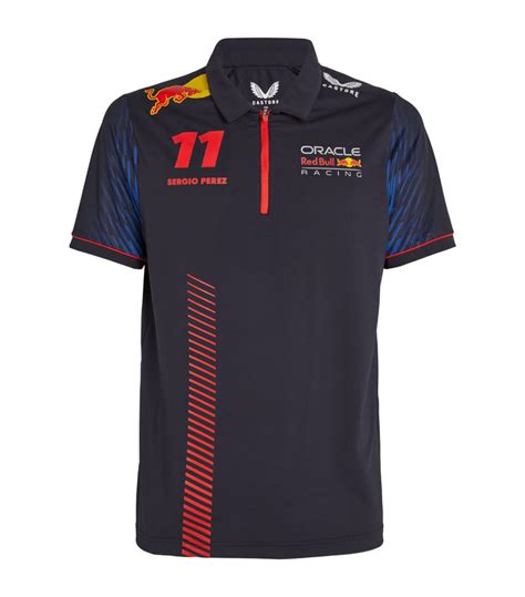 Mens Castore Navy X Oracle Red Bull Racing Polo Shirt Harrods