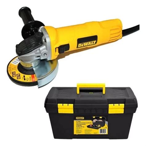 Amoladora Angular Dewalt W Dwe Caja Amarilla