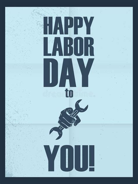 Labor Day Poster People Of Different Occupations Stock Vector Illustration Of Construction