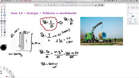 Aula Energia Pot Ncia E Rendimento Hd Youtube