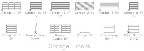 Garage Door Cad Block