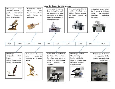 Linea Del Tiempo Del Microscopio Pdf