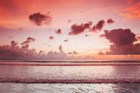 Sunset Over Sea On Bali Background Bali Beach Photo And Picture For