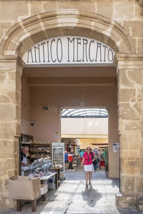 Entrance Of The Historic Antique Market Antico Mercato In Marsala