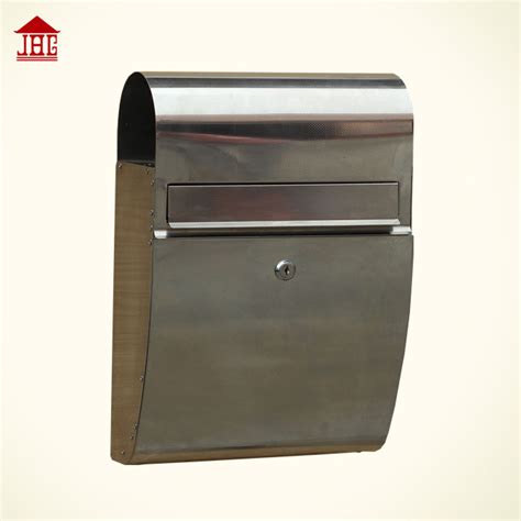 Stainless Steel Mailbox/Newspaper Holder Letterbox/Wall Mount Post Box ...