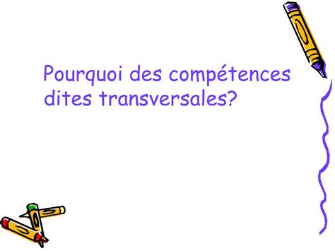 Ppt Les Compétences Trasversales Powerpoint Presentation Free