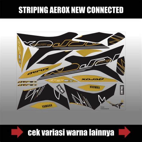 Jual Striping Yamaha Aerox New Conected Abs Edisi Cybercity