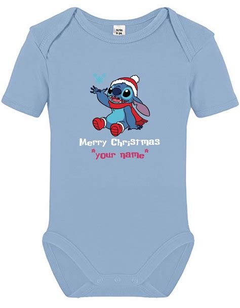 Stitch Baby Bodysuit Onesie Lilo & Stitch Disney Merry - Etsy