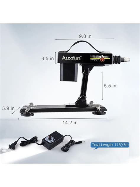 Auxfun Automatic Sex Machine With Bluetooth App Control Xlr Connector