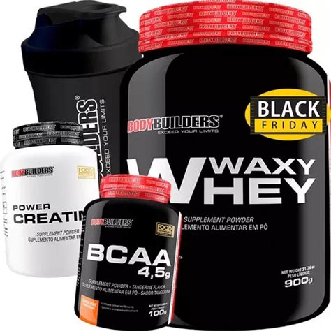 Kit Whey Protein BCAA Creatina Coqueteleira MercadoLibre