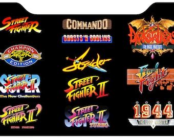 Arcade1up Cabinet Riser Graphics Street Fighter 2 II Champion Edition