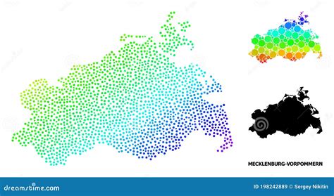 Mecklenburg Vorpommern Map Vector CartoonDealer 124041987