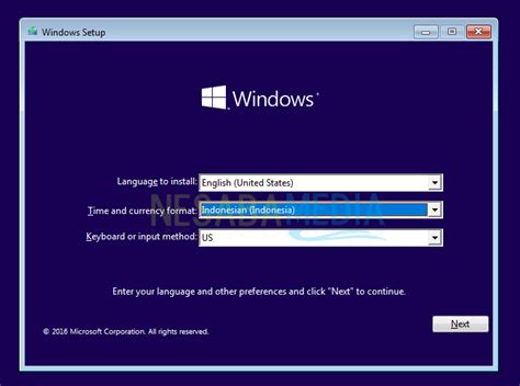 Tahap Instalasi Windows 10