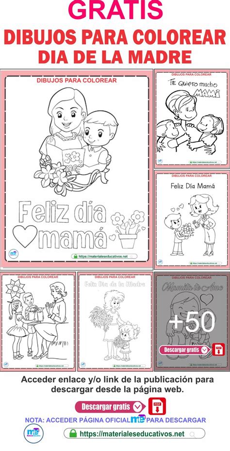 DIBUJOS PARA COLOREAR DIA DE LA MADRE Descargar Documentos Completos