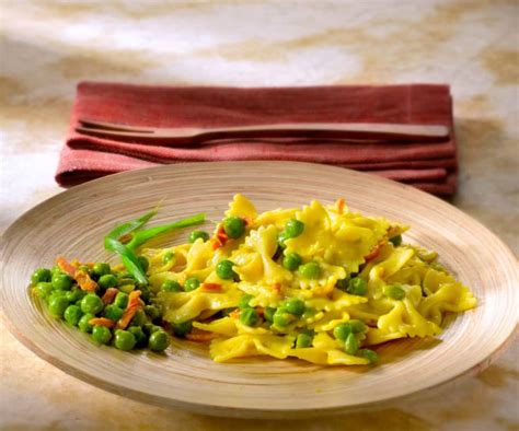 Farfalle Mit Erbsen Schinken Sauce Cookidoo Thermomix