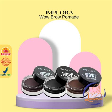 Jual Implora Wow Brow Pomade Eyebrow Shopee Indonesia