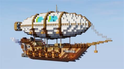 Minecraft Airship Schematic Build This Airship Fleet Some Ye