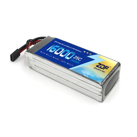 Zdf Lipo Battery 5s 18 5v 16000mah 25c For Rc Drone Quadrotor