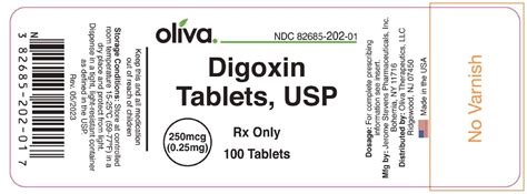 Digoxin Tablets Package Insert Drugs