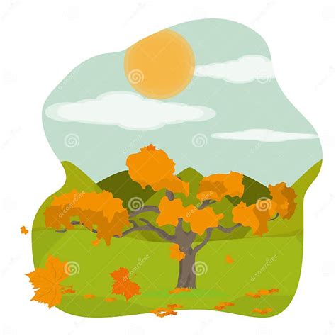 Autumn Season Design Stock Vector Illustration Of Reserve 109248396