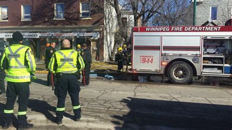 Crews Respond To Fire In Winnipeg S North End Cbc News