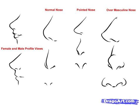 How To Draw Anime Noses And Mouths How To Draw Anime Noses Step 1