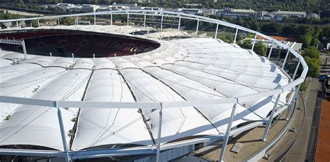 Pfeifer Outfits Stuttgarts Mercedes Benz Arena With A New Membrane Roof