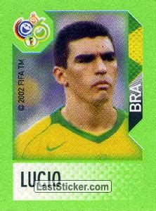 Sticker 218: Lucio - Panini FIFA World Cup Germany 2006. Mini album ...