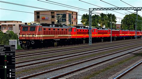 Electric Locomotives Wap 4 Parade In Open Rails Train Simulator