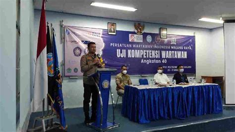 Kapolresta Malang Kota Buka Pelaksanaan Ukw Pwi Ke Di Polinema