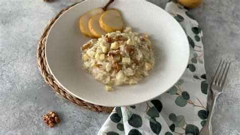 Risotto Scamorza E Pere Ricetta D Autunno Ricetta Agrodolce