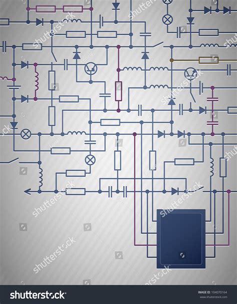 Background Electrical Circuit Diagram Stock Vector (Royalty Free ...