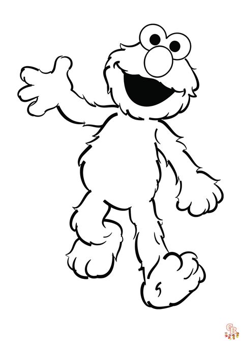 Sesame Street Shapes Coloring Pages