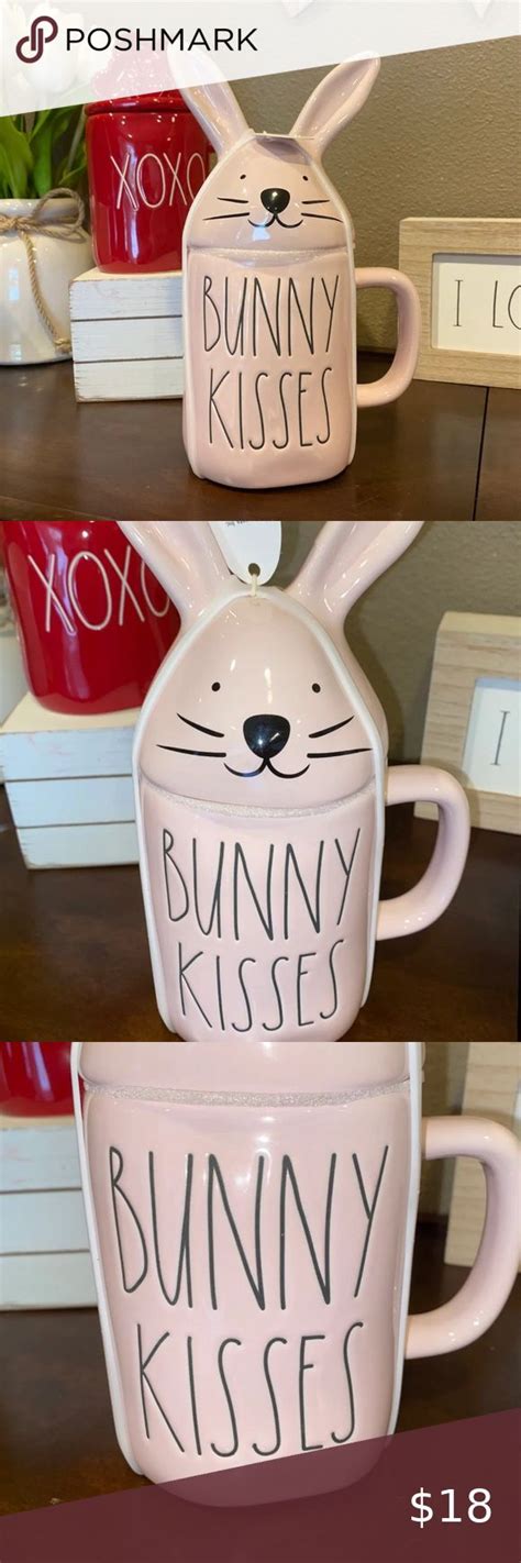 Rae Dunn Bunny Kisses Mug Topper Christmas Mugs Mugs Topper