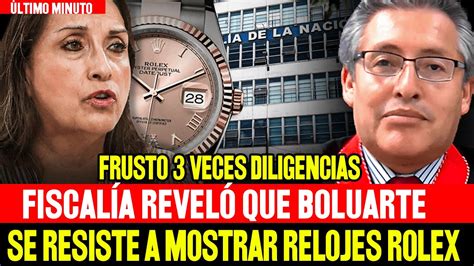 Fiscal A Revel Que Pdte Dina Boluarte Frust Diligencias Por Caso