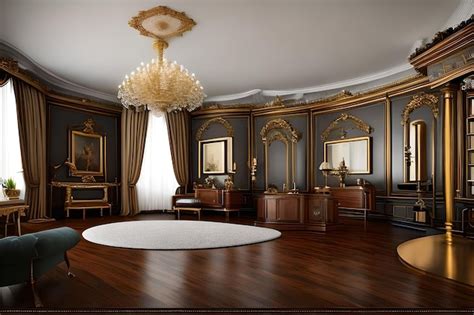 Premium AI Image | Victorian Interior Design Hyperrealistic Trending