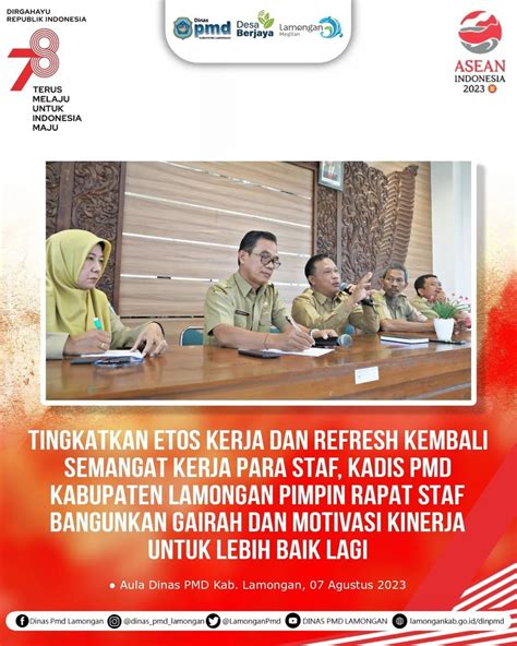 Tingkatkan Etos Kerja Dan Refresh Kembali Semangat Kerja Para Staf