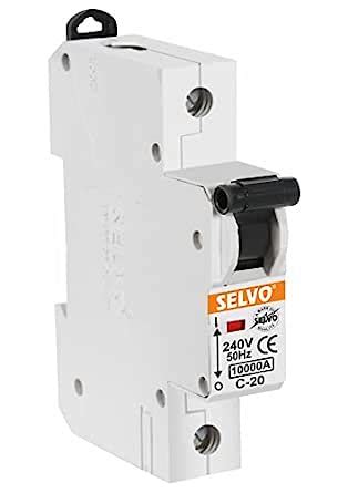 Selvo C A Single Pole Mcb Pack Of Amazon In Home Improvement