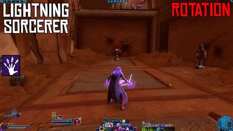 Swtor Lightning Sorcerer Rotation Demonstration Gameplay