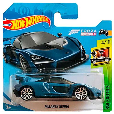 Hot Wheels World Class Racers Of Mclaren Senna Turquoise Blue